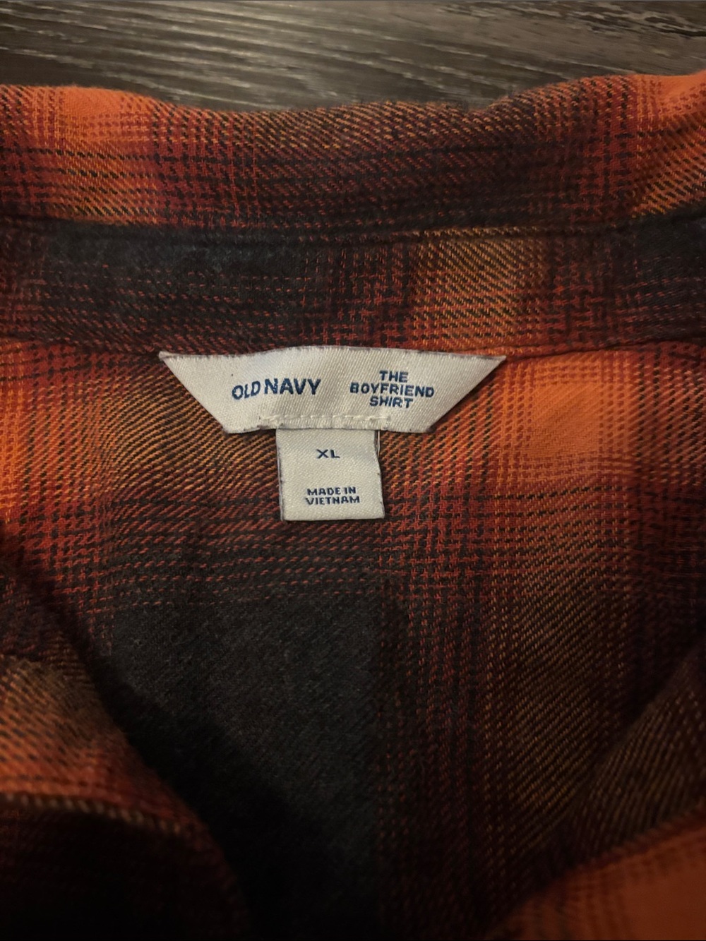 Orange & Black Plaid Button-Up Shirt - Picture 2 of 7